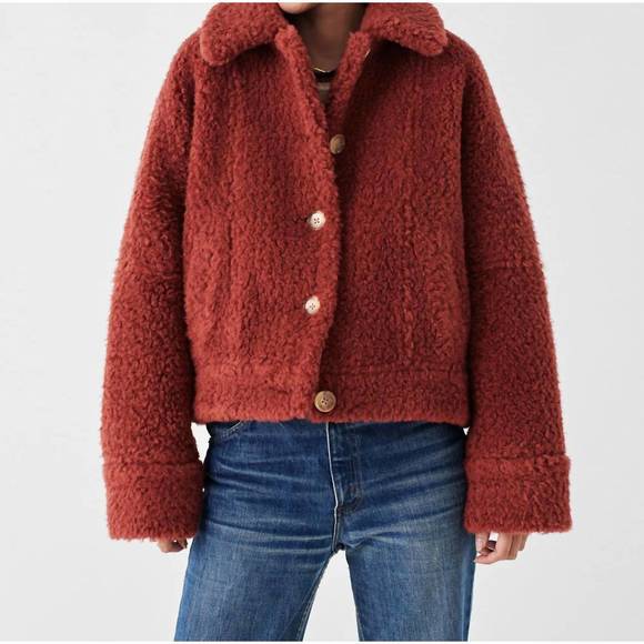 FAHERTY Jackets & Blazers - NEW FAHERTY timber ridge high rise jacket in henna